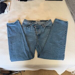 Abercrombie & Fitch The Dad High Rise Jeans